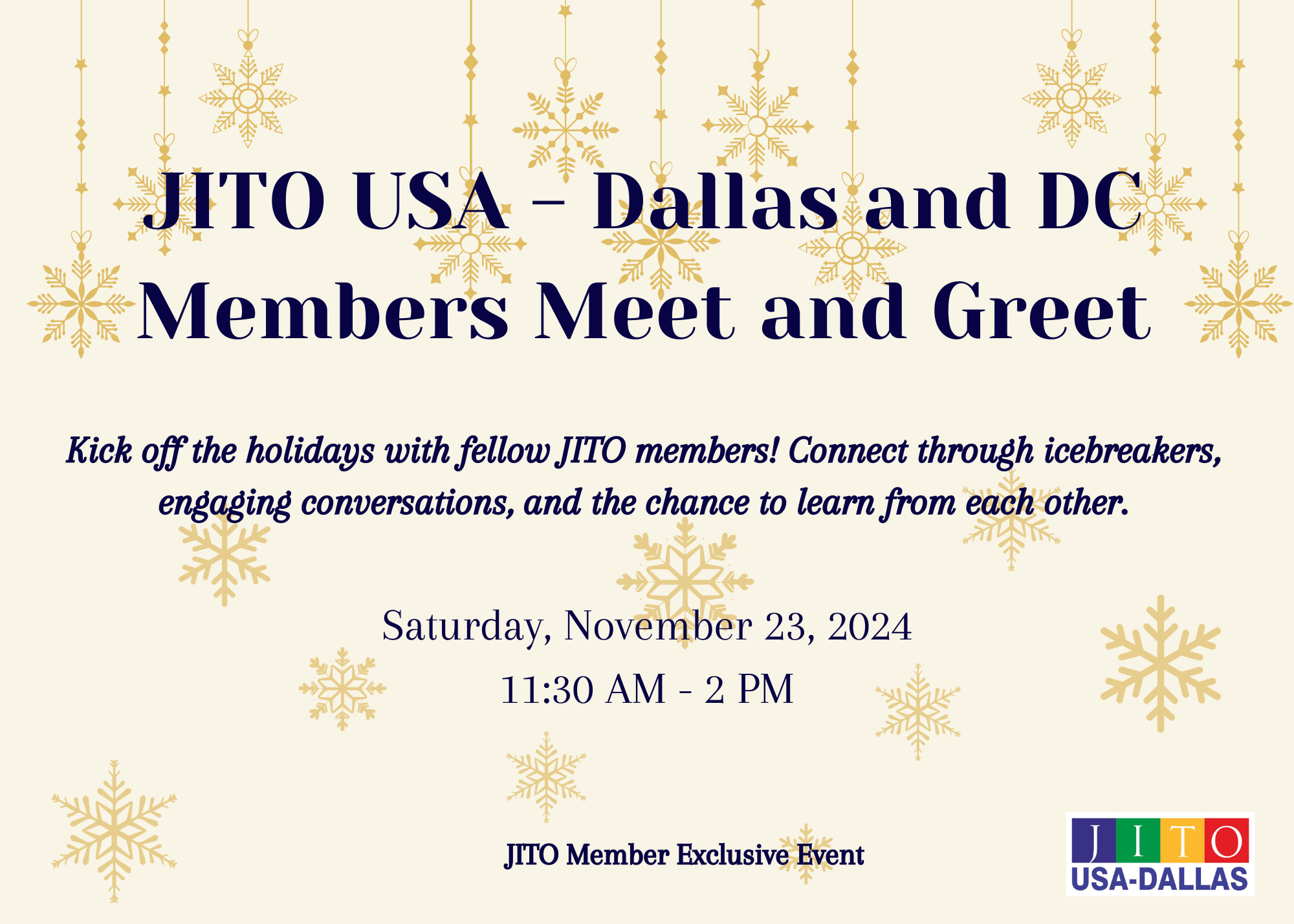 JITO USA Dallas Members Meet over Lunch