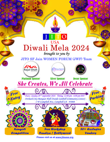 JITO USA Diwali Mela San Francisco 2024