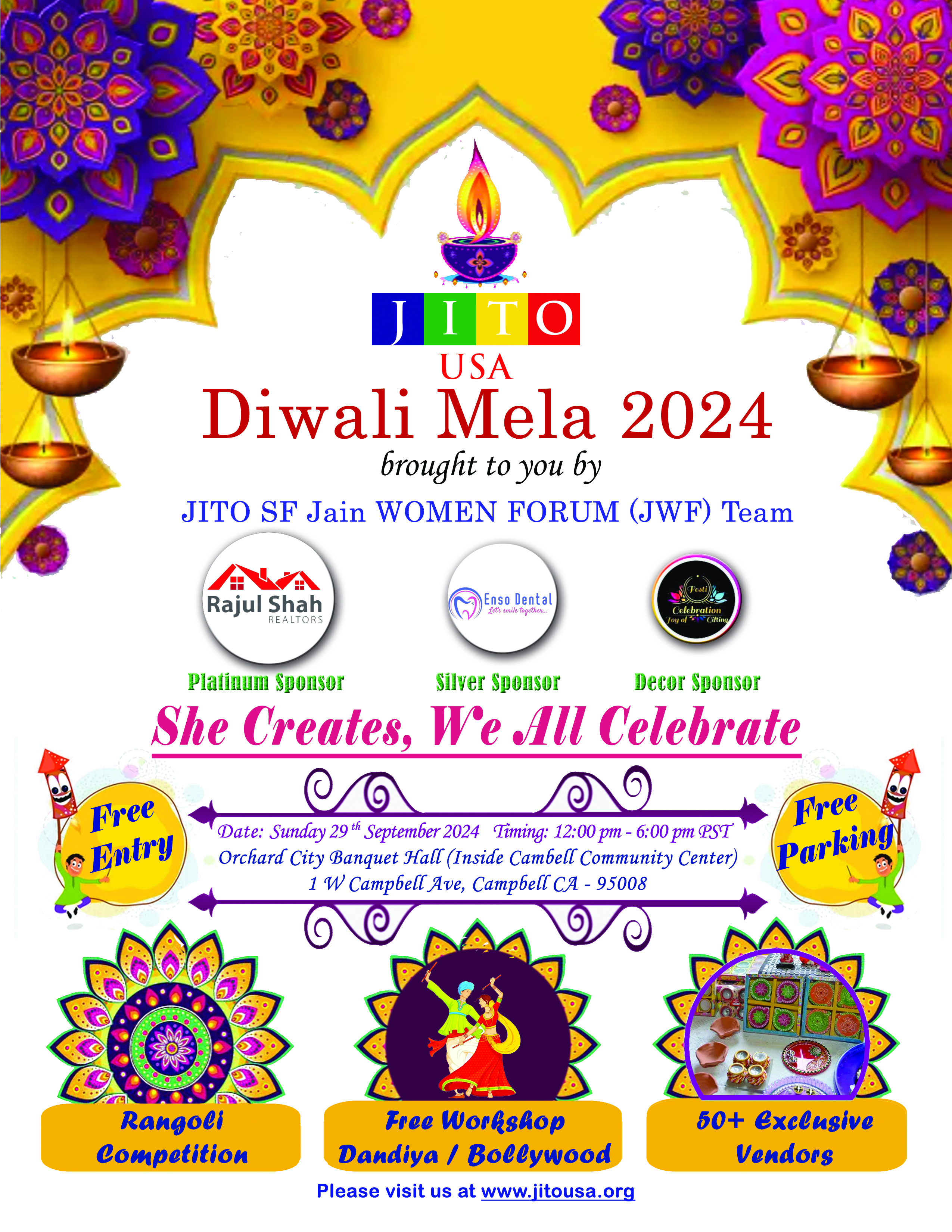 JITO USA San Francisco JWF DIWALI MELA 2024